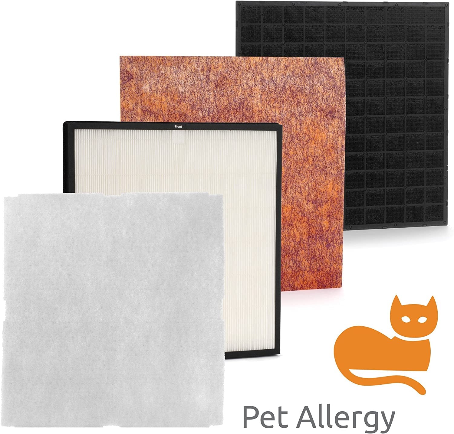 , Minusa2 Air Purifiers for Home, Ultra Quiet HEPA Air Purifier - Wall Mountable Air Purifiers for Home Large Room, Allergies, Dust, Mold, Smoke & Vocs - (SPA-780N, White, Pet Allergy, WIFI)