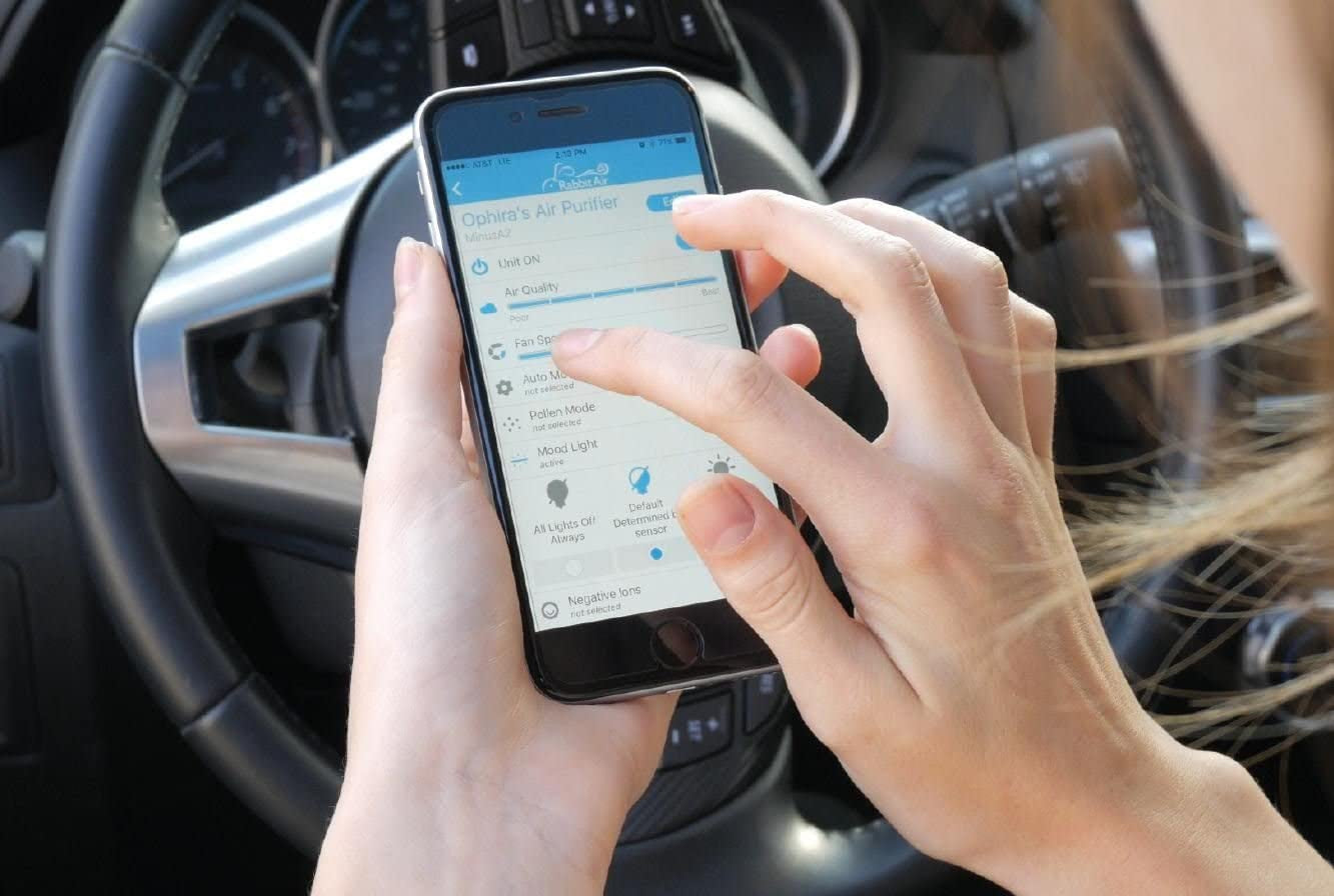 , Minusa2 Air Purifiers for Home, Ultra Quiet HEPA Air Purifier - Wall Mountable Air Purifiers for Home Large Room, Allergies, Dust, Mold, Smoke & Vocs - (SPA-780N, White, Pet Allergy, WIFI)